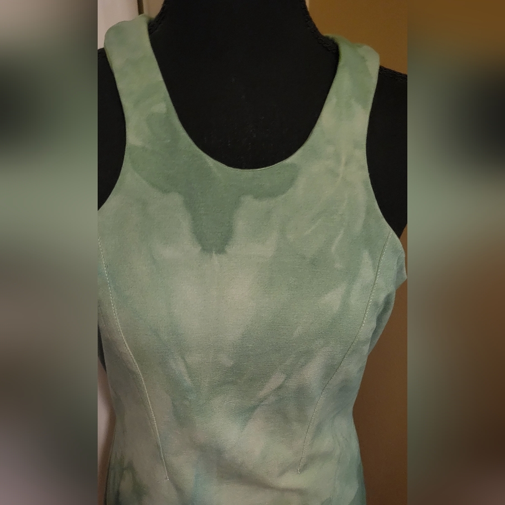 Boston Proper Green Racerback Sheath Bodycon Dress, Size 8 - Picture 5 of 10